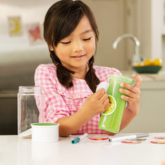 Munchkin Miracle 360 stickers customize the cup for school and daycare personalization.