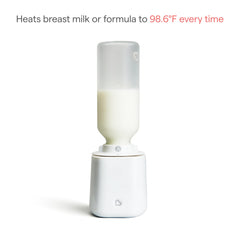 Munchkin Simple Touch Bottle Warmer one-touch start simplifies night feeding routines.