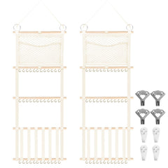 Munzong headband holder wall-mounted in beige for baby accessories