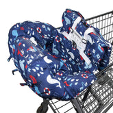 MURPHYfine blue whale cart cover folded for effortless storage and travel convenience.