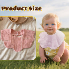 MUSBUY eight-color-set bibs help easily coordinate outfits and keep mealtime cute.