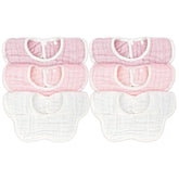 MUSBUY baby bibs with soft muslin cotton provide gentle, absorbent mealtime comfort.