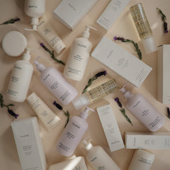 Mushie Baby Organic Body Lotion close-up on baby skin shows soft, hydrated texture.