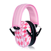 Muted Kids earmuffs with adjustable band provide comfortable hearing protection.
