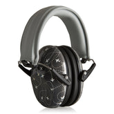 Muted Kids noise cancelling earmuffs with adjustable headband for a comfy, secure fit.