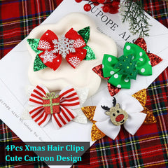 Muumoo reindeer bow clip brings cute seasonal flair for parties.