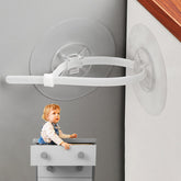 MUUPEG 30-pack anchors adhesive close-up showing secure furniture to prevent tipping during playtime.
