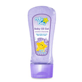 My Fair Baby Oil Gel bottle with lavender and chamomile for calming moisturized skin.