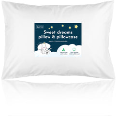 My Little North Star toddler pillow close-up shows soft cotton texture for gentle naps