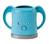 MyDrinky InchBug adjustable-size demonstrates a secure fit for juice boxes and pouches, reducing spills.
