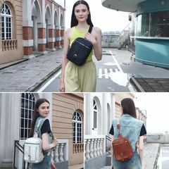 MYHOZE small diaper bag includes reusable wipe pouches for quick changes.