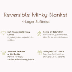 MY LITTLE ZONE gift-ready blanket packaging highlights a thoughtful newborn present.