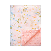 MY LITTLE ZONE muslin baby blanket with flower print offers breathable warmth for daily snuggling.