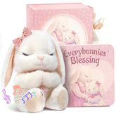 MyMateZoe baptism gift box featuring the plush bunny ready to gift