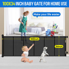 MYPIN one-handed operation gate enabling smooth, hands-free passage while holding a child.