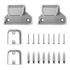 MYPIN retractable baby gate brackets for quick, secure wall mounting