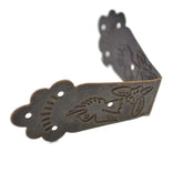 MYS bronze corner protector kit with screws for durable furniture corners.