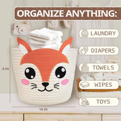 MYS HOMESTYLE Woodland nursery design basket detail highlighting charm