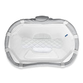 MySnuggly Sleep Solution demonstrates Halo 3.0 bassinet compatibility for flat-sleep safety.