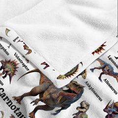 MYSTCOVER Dinosaur Blanket nursery decor adds playful dinosaur ambiance