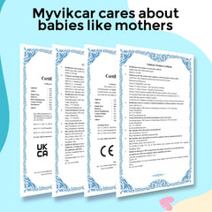 Myvikcar USB-charging teether enabling mess-free long play sessions.