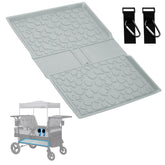 Myvikcar Wrangler Deluxe mat compatibility fits smoothly during folding stroller wagon adventures
