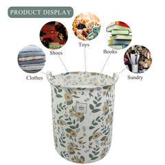 Mziart collapsible basket folded flat saves space when not in use