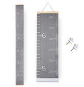 N7&Kent Growth Chart wall display with 79-inch canvas and wood frame for durable room décor