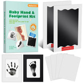 Nabance baby handprint footprint kit with frames for lasting keepsakes