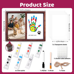 Nabance baby handprint paint set enables safe, easy kids' craft time