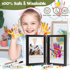Nabance kit captures baby hands and paw prints for memory milestones.