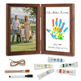 Nabance family-handprint-kit frame setup ready for keepsake memories