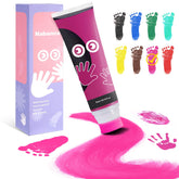 Nabance pink baby handprint ink tube for safe, washable keepsake art.