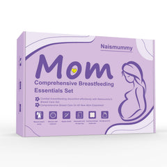 NAISMUMMY breastfeeding essentials kit manual pump for comfortable on-the-go expressing