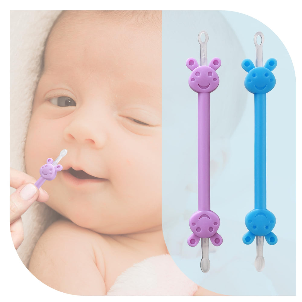 NAKTOW baby nose ear cleaner dual-ended design for gentle cleaning