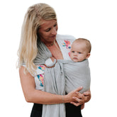 Nalakai ring sling baby close embrace — secure bonding during hands-free holding.