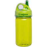 Nalgene Kids Sustain Grip-N-Gulp bottle side view shows durable design for active toddlers.