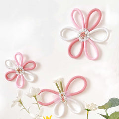 Namhcir pink boho wall decor daisy butterfly 22cm adds cozy nursery ambiance.
