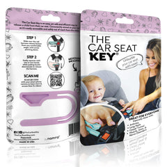 NAMRA purple buckle-release key in hand aids users with arthritis