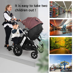 Naniruok stroller board with removable seat offers flexible seating