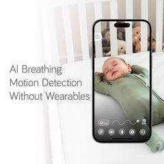NANOBÉBÉ Smart Baby Monitor night vision for safe nocturnal checks.