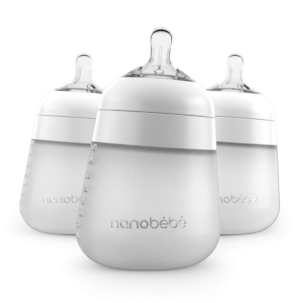 Nanobébé Flexy bottle anti-colic nipple promotes calm feeding and easy latch