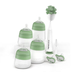Nanobébé Flexy 5oz bottles shown for versatile day-to-day feeding options