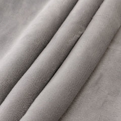 NANPIPER Baby Sherpa Blanket light-grey color swatch demonstrates neutral nursery compatibility