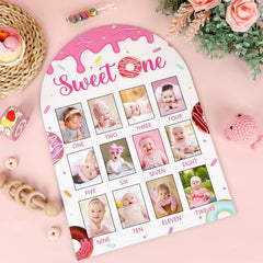 Naozinebi Sweet One photo board close-up wood material showing durability and safety features
