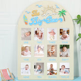 Naozinebi The Big One Photo Board ready for monthly milestone memories.
