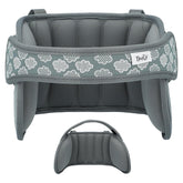 NAPUP adjustable head-support front view keeps little heads steady for car naps.