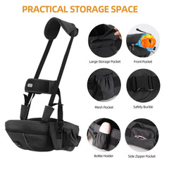 NASSBON hip seat strap adjustment β secure, customizable fit for growing babies.
