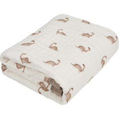 Natchiketa muslin blanket soft-weave showcases breathable organic cotton for gentle newborn skin.