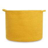 Natemia extra-large woven storage basket close-up showing durable rope weave for sturdy organization